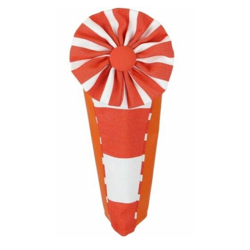 What's In Now "boutique style" golfclub head cover #1 Blaze Driver rosette NWOT